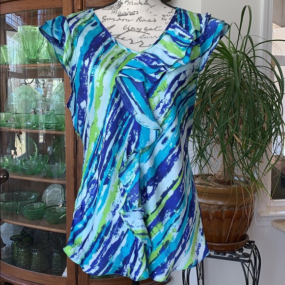 New Directions Flowy Blouse - Picture 1 of 9